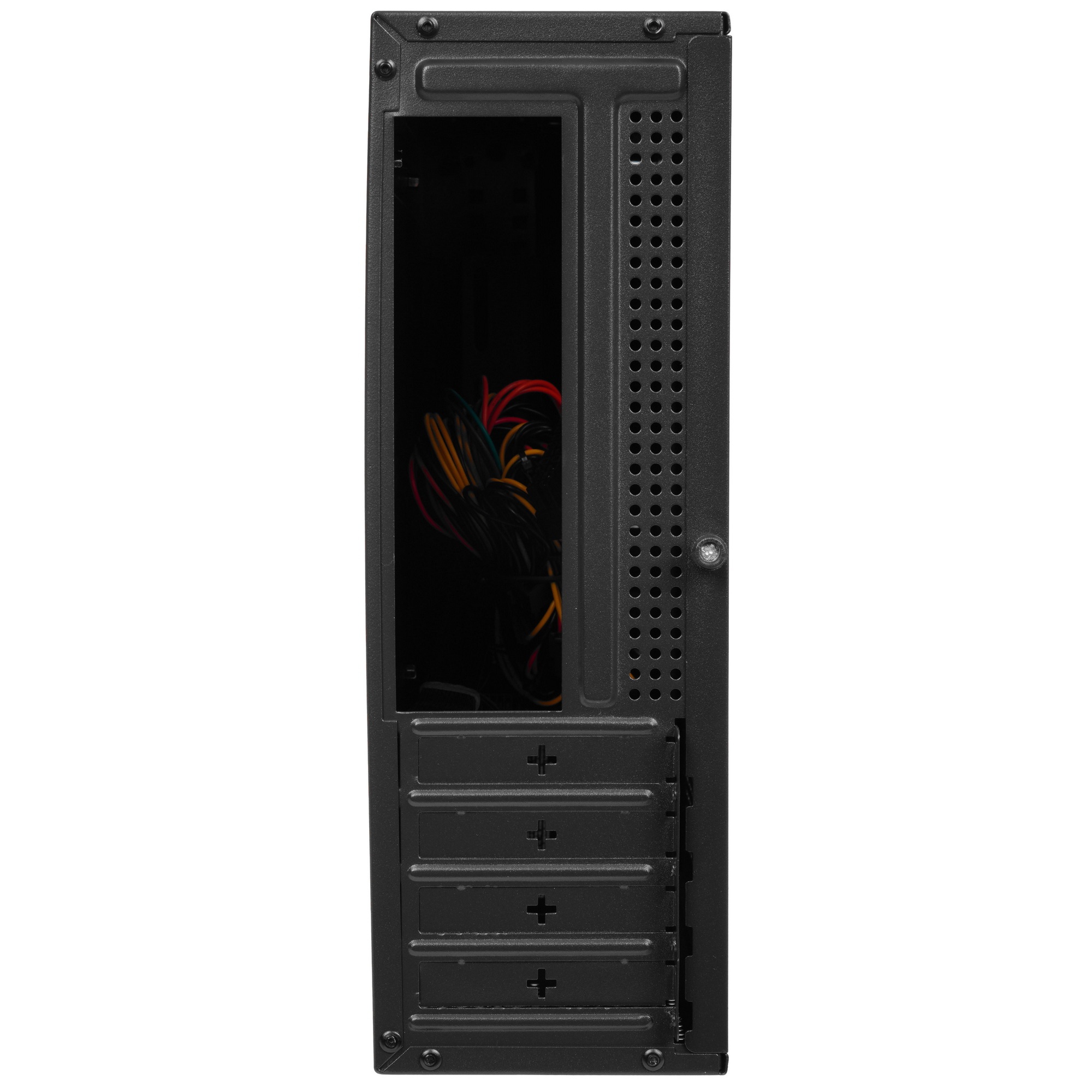 Компьютерный корпус MiniITX Exegate MI-209 Black, miniITX/mATX, , 2*USB, Audio