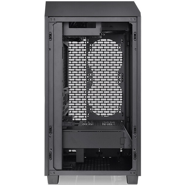 Компьютерный корпус Thermaltake The Tower 100 Racing Green черный без БП miniITX 1x120mm 3x140mm 2xU