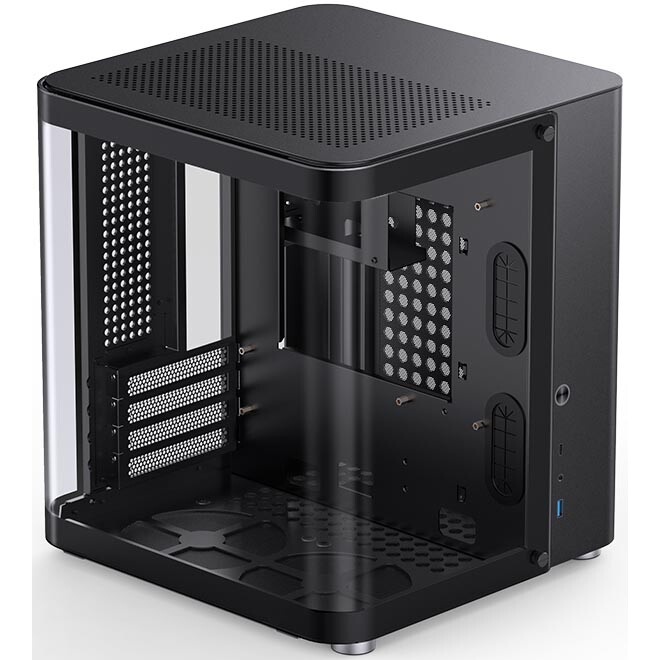 Компьютерный корпус Thermaltake The Tower 100 Racing Green черный без БП miniITX 1x120mm 3x140mm 2xU