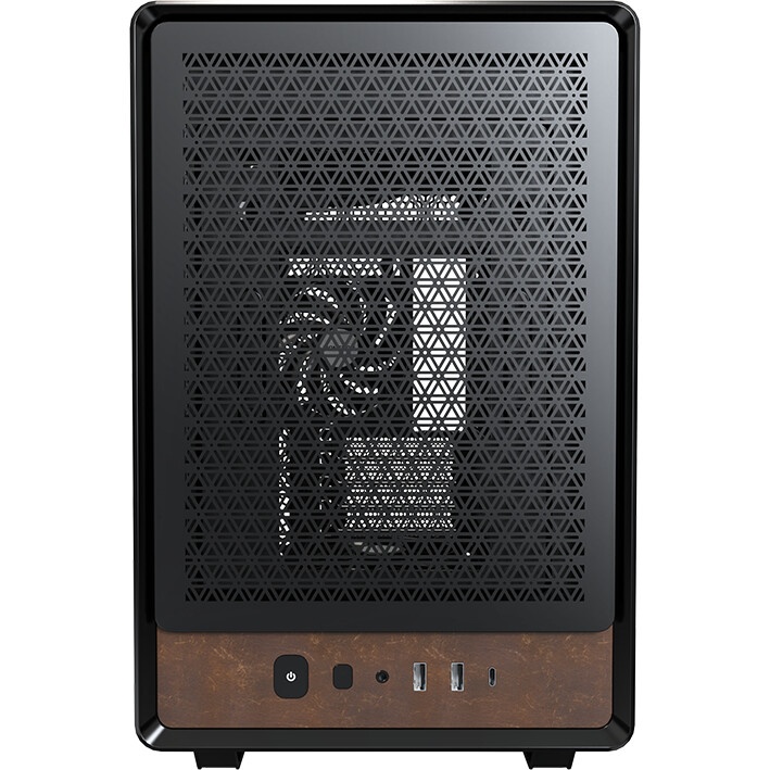 Компьютерный корпус Thermaltake The Tower 100 Racing Green черный без БП miniITX 1x120mm 3x140mm 2xU