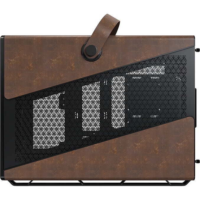 Компьютерный корпус Thermaltake The Tower 100 Racing Green черный без БП miniITX 1x120mm 3x140mm 2xU