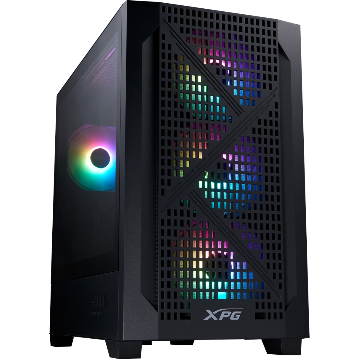 Компьютерный корпус Thermaltake The Tower 100 Racing Green черный без БП miniITX 1x120mm 3x140mm 2xU