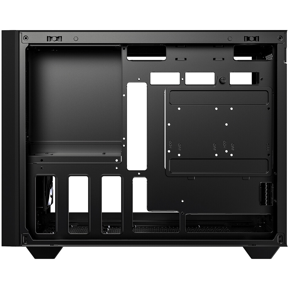 Компьютерный корпус Thermaltake The Tower 100 Racing Green черный без БП miniITX 1x120mm 3x140mm 2xU