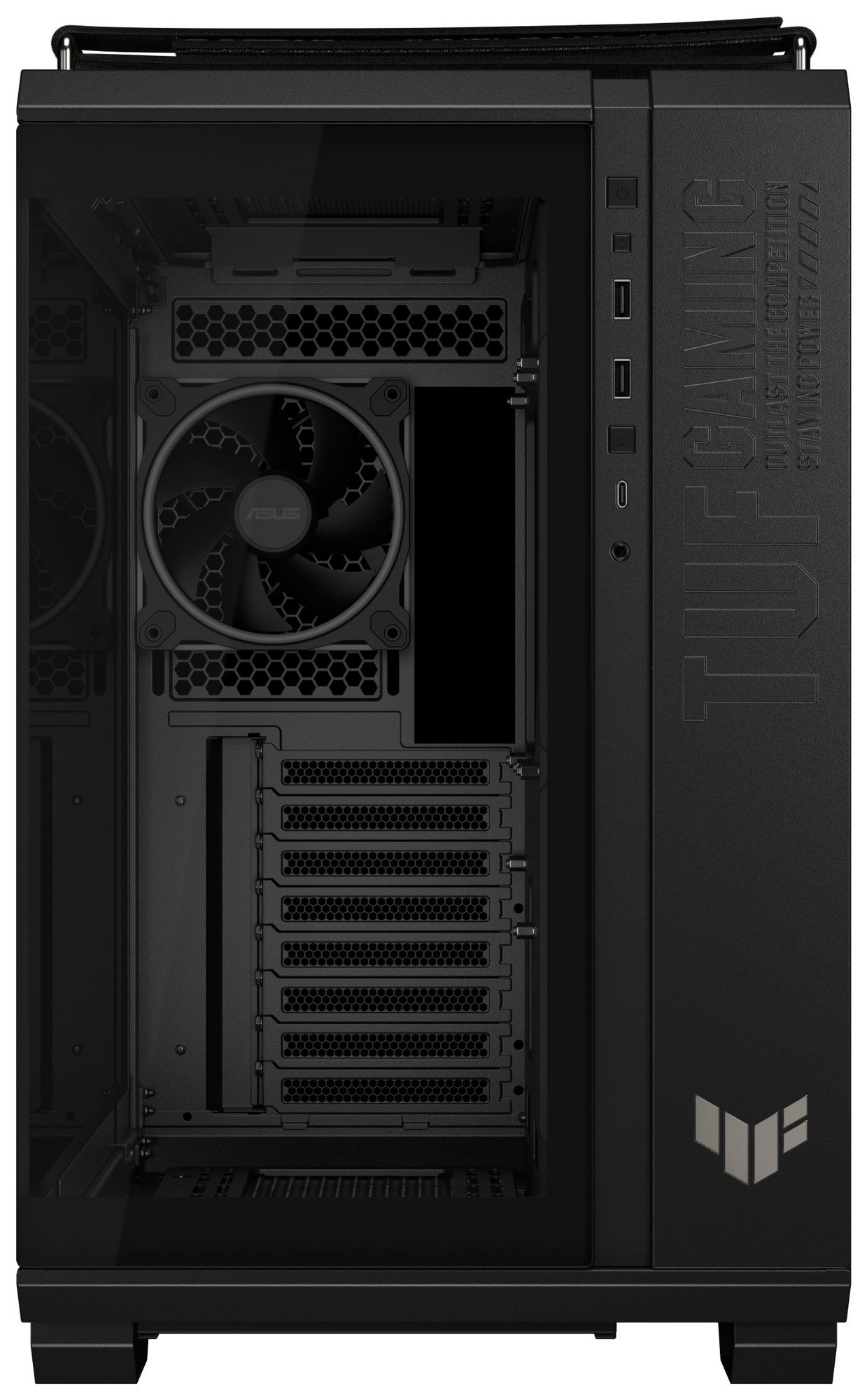 Компьютерный корпус ASUS TUF GAMING GT502 HORIZON TG ARGB черный