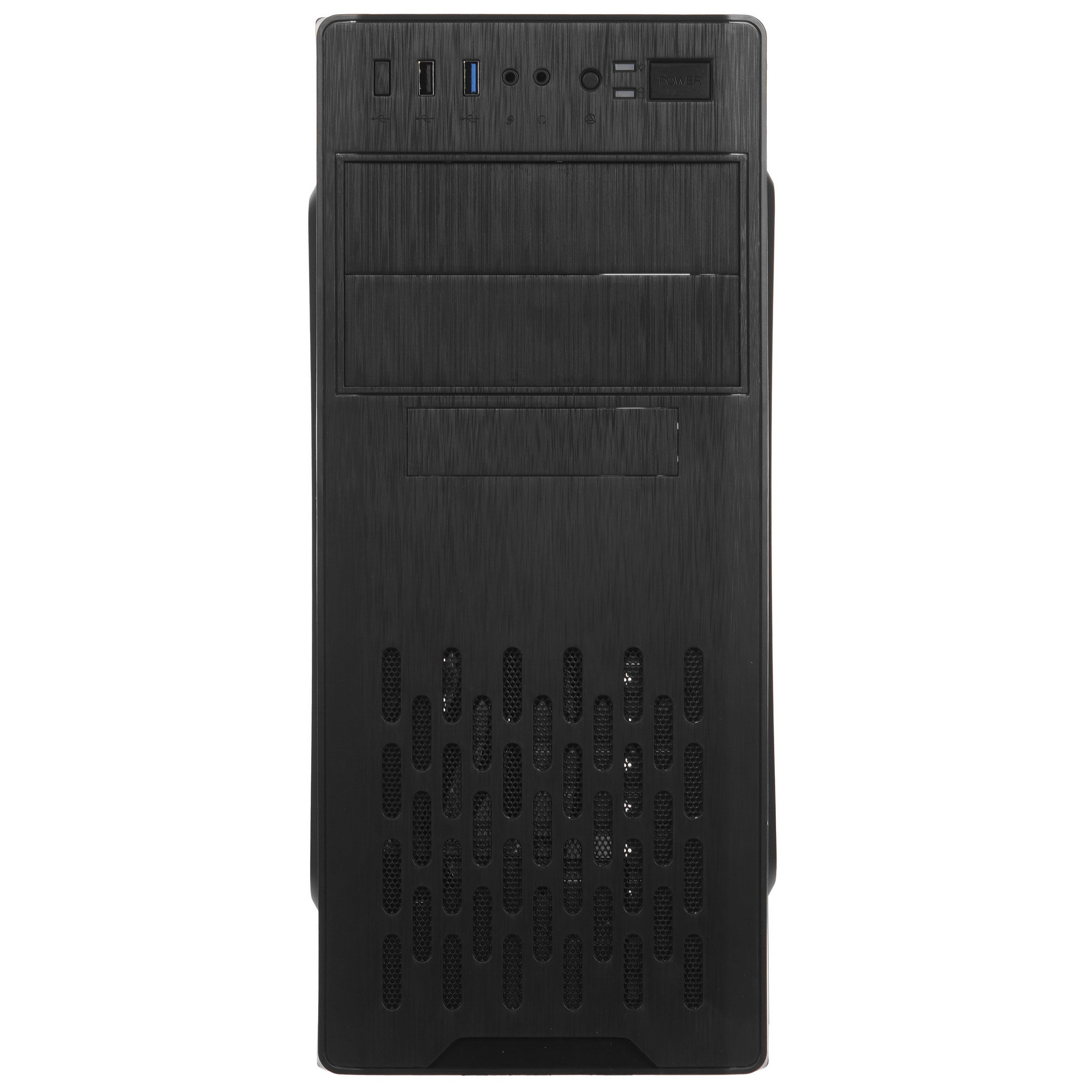 Компьютерный корпус Miditower ExeGate CP-606U-AB450 (ATX, AB450 с вент. 8см, 1*USB+1*USB3.0, аудио)