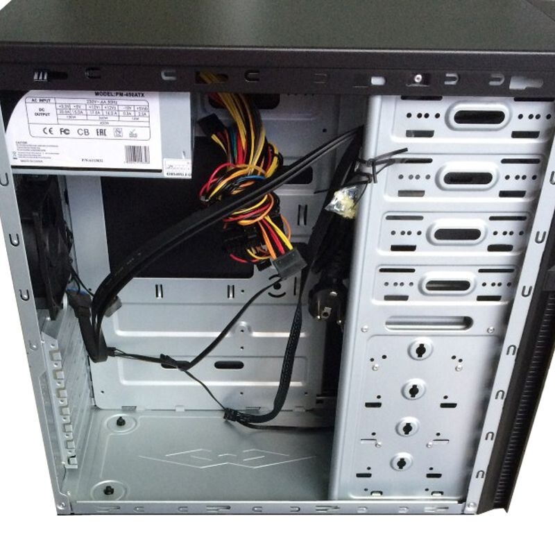 Компьютерный корпус Miditower ExeGate XP-332UC-XP600 (ATX, XP600 с вент. 12см, 2*USB3.0+1*TypeC, ауд