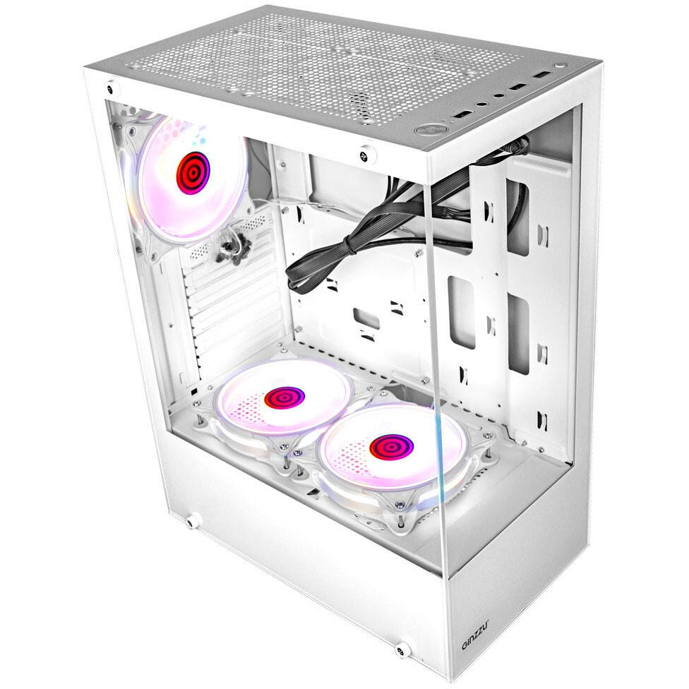 Компьютерный корпус AeroCool / Formula Crystal Z1 белый без БП ATX 2xUSB2.0 1xUSB3.0 audio bott PSU