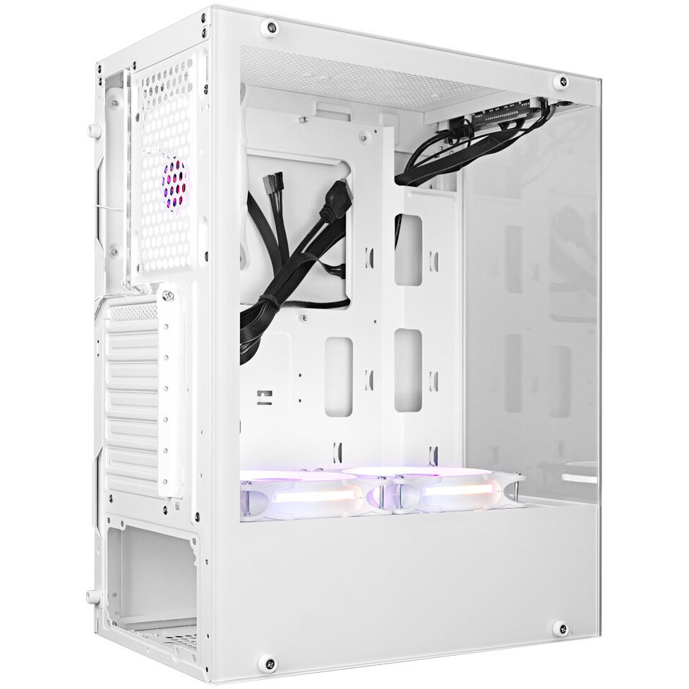 Компьютерный корпус AeroCool / Formula Crystal Z1 белый без БП ATX 2xUSB2.0 1xUSB3.0 audio bott PSU