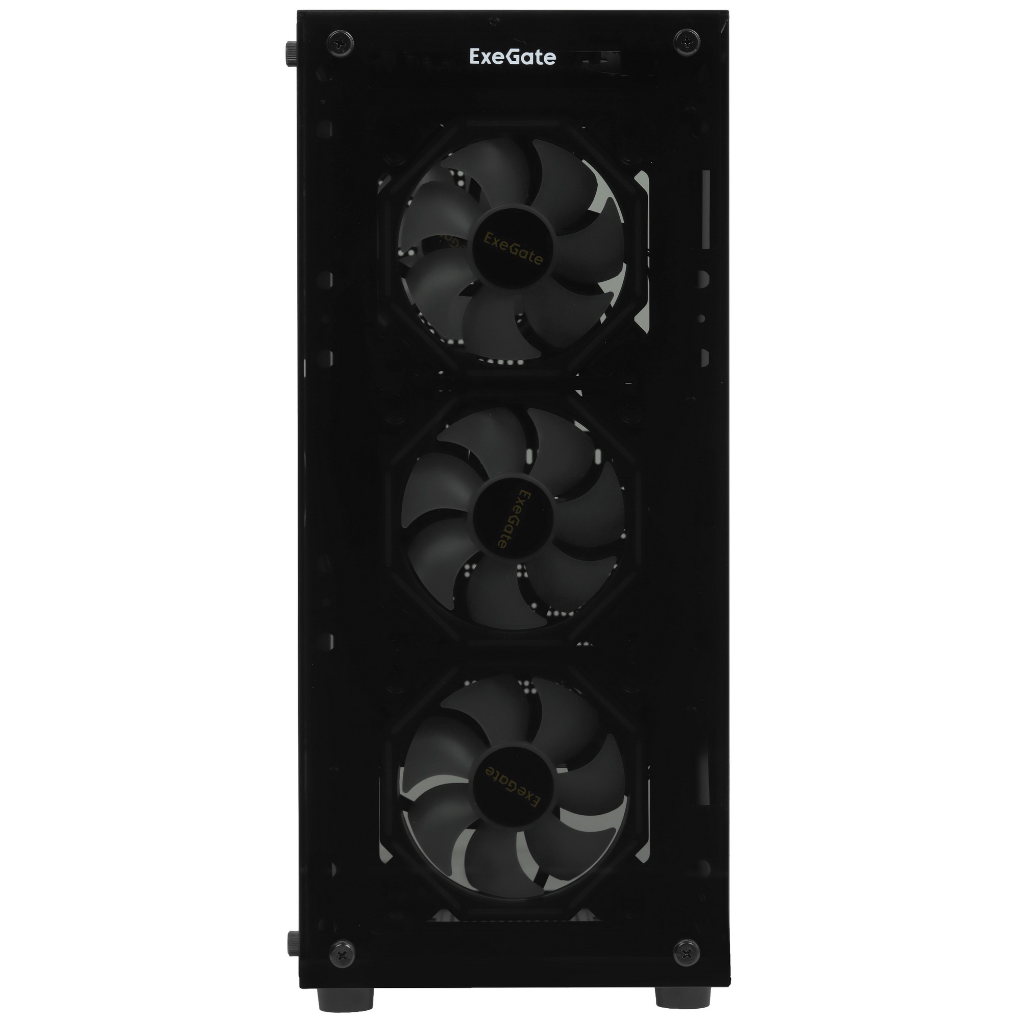 Компьютерный корпус Miditower ExeGate i3 BASE (ATX, без БП, с окном, 1*USB+1*USB3.0, аудио, 4 вент.