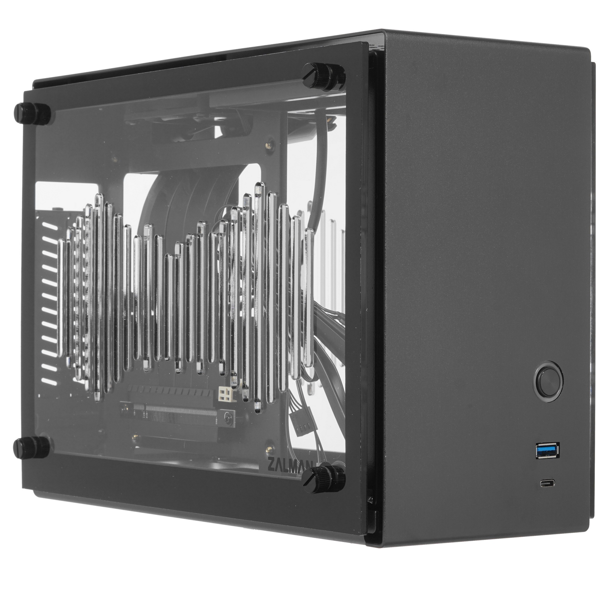 Компьютерный корпус MINITOWER MITX W/O PSU M2 MINI GRAY ZALMAN
