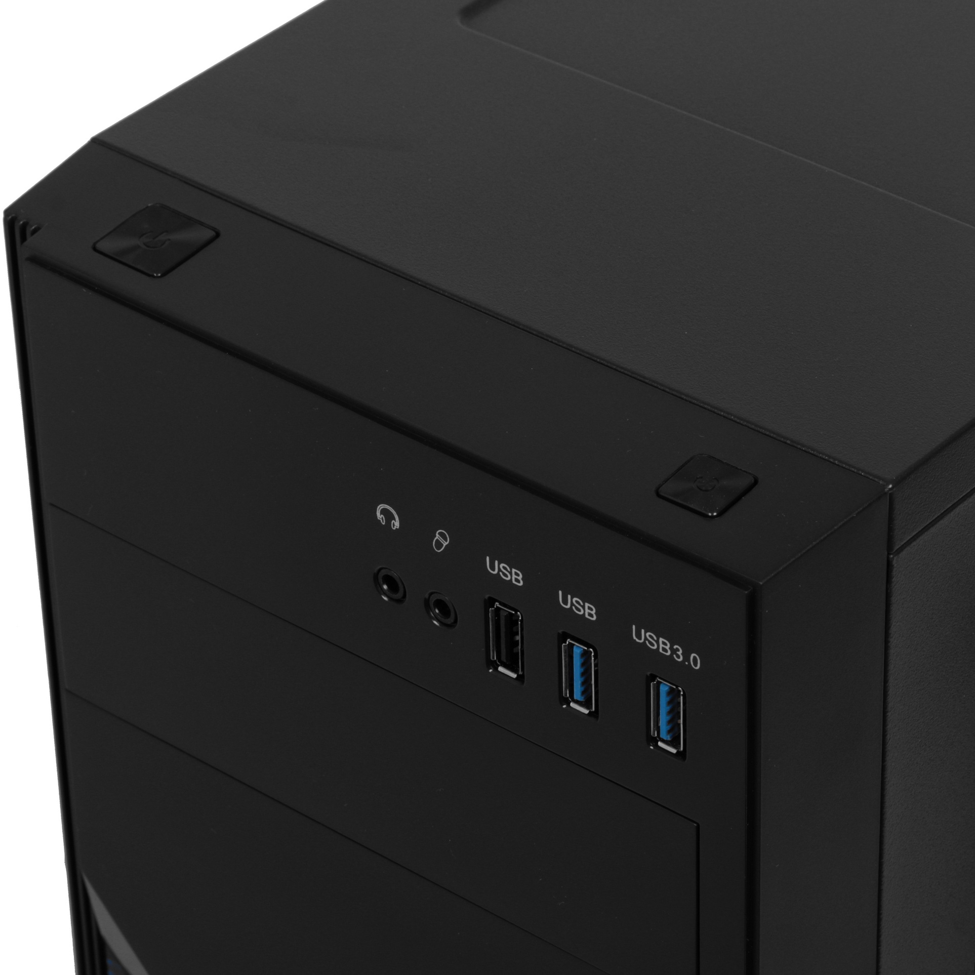 Компьютерный корпус Miditower ExeGate XP-333U Black, ATX, , 1*USB+2*USB3.0, Audio