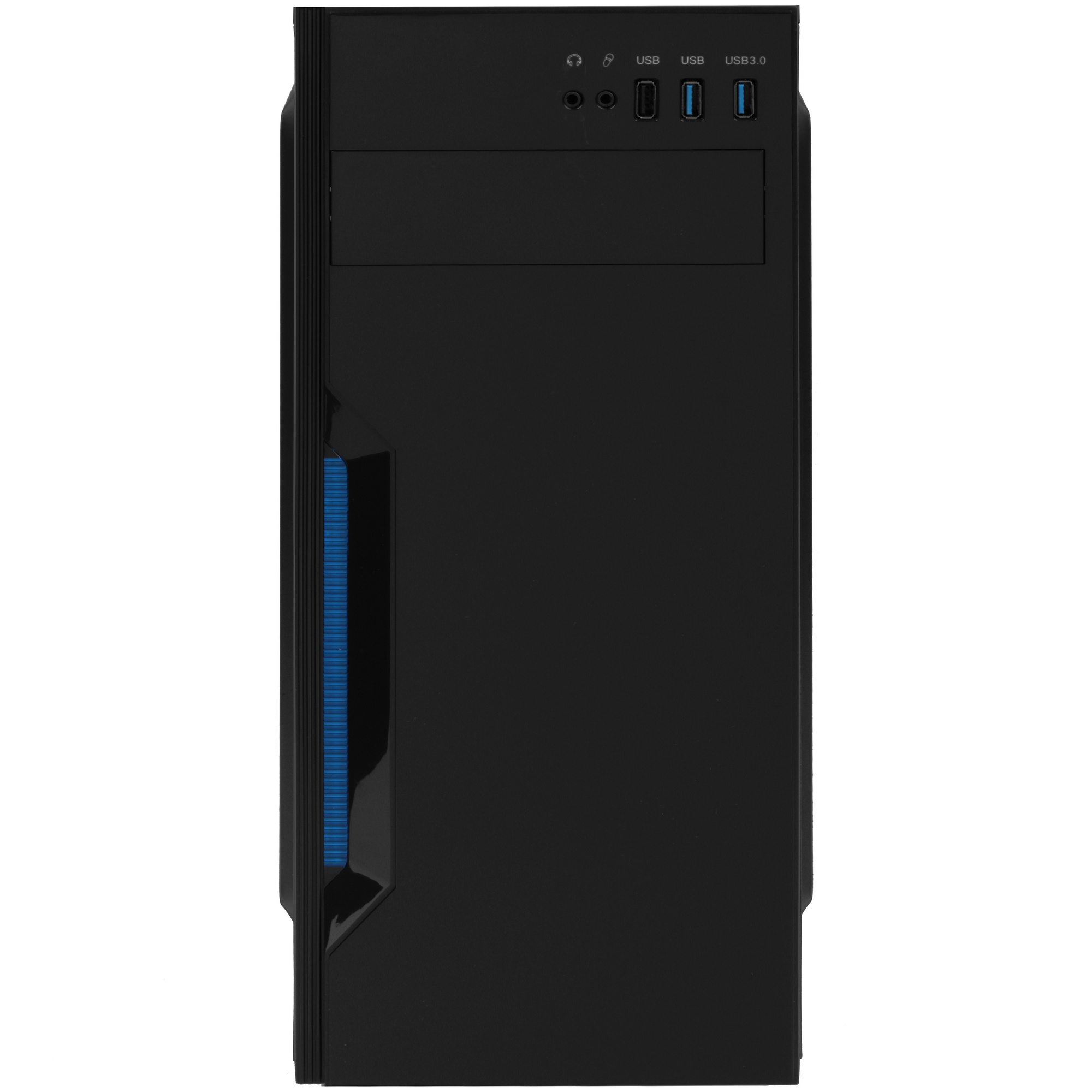 Компьютерный корпус Miditower ExeGate XP-333U Black, ATX, , 1*USB+2*USB3.0, Audio