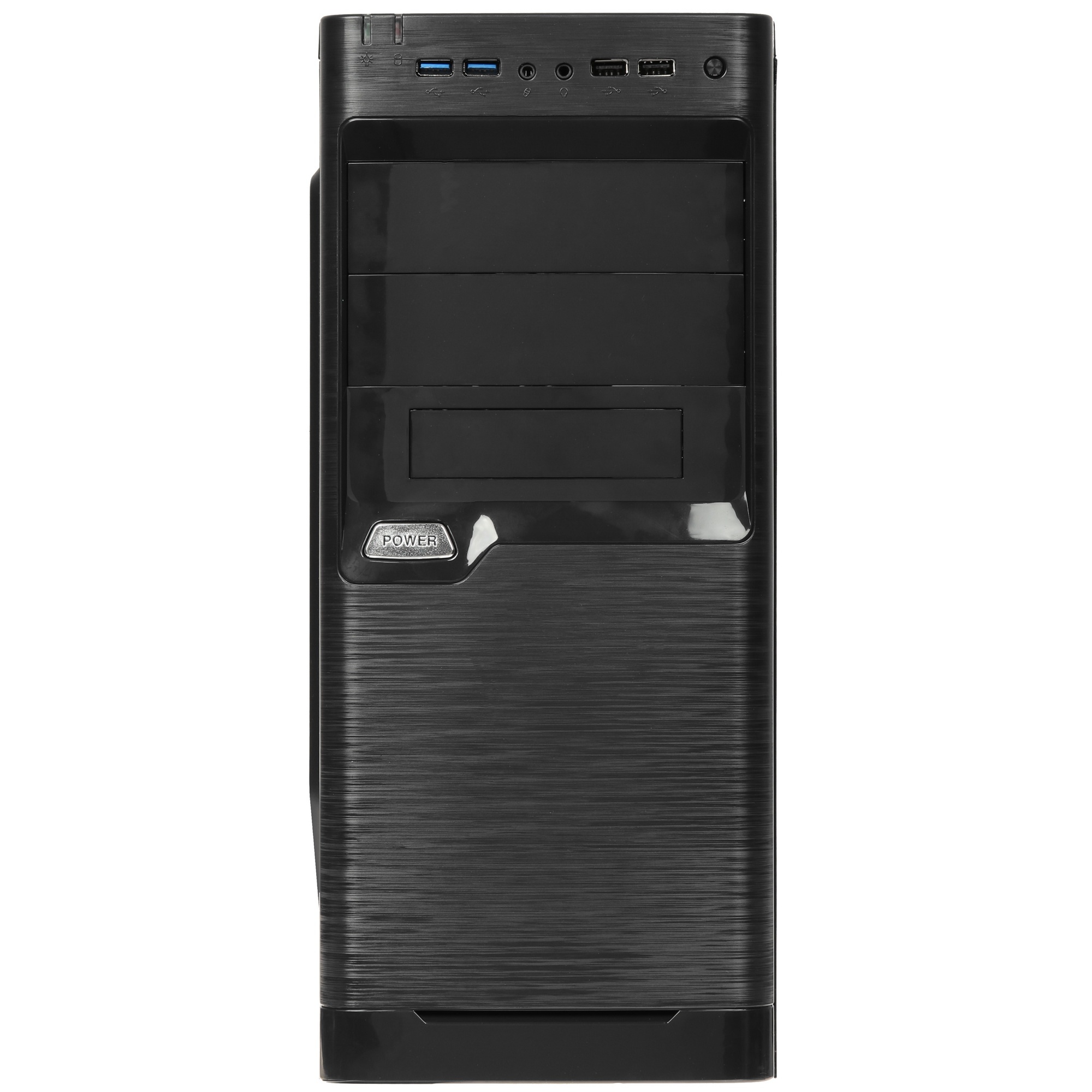 Компьютерный корпус Miditower ExeGate XP-330U EX272731RUSMiditowerXP-330U Black, ATX, , 2*US