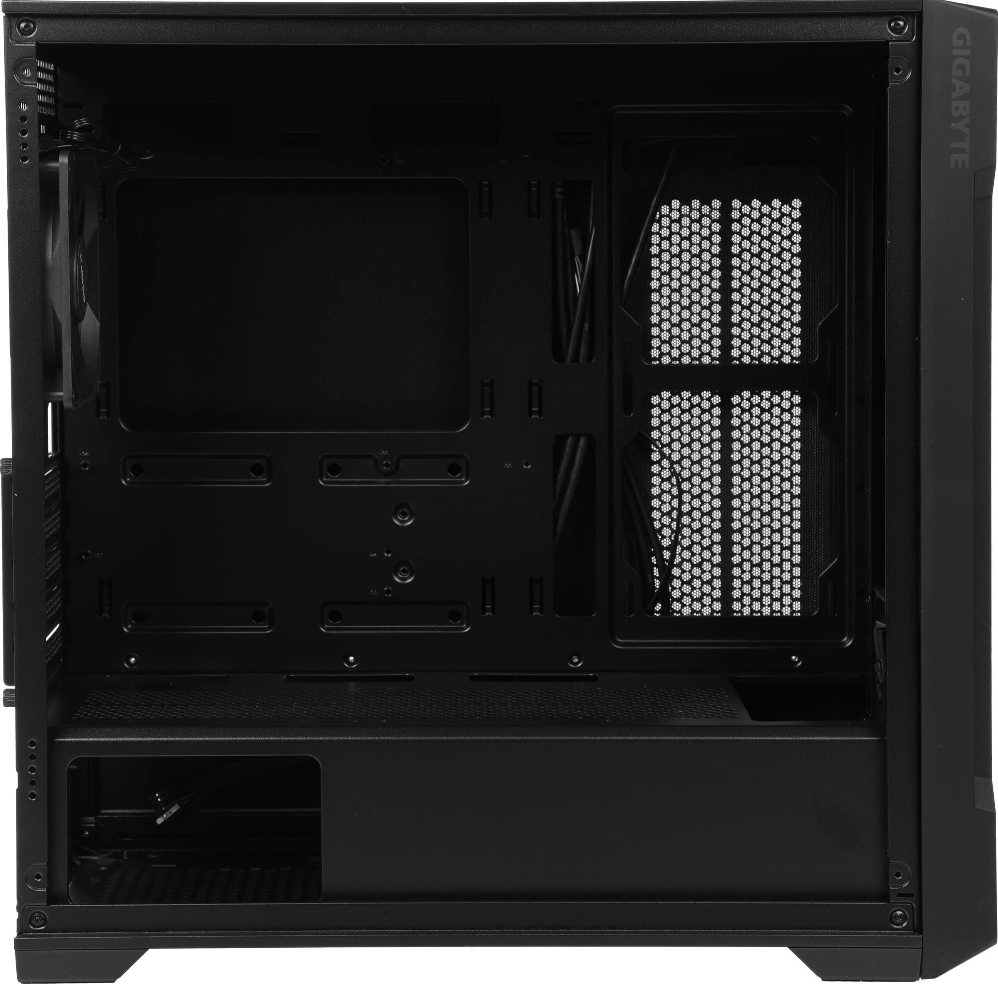 Компьютерный корпус Gigabyte C102B GB-C102G, без БП MicroATX 5x120мм 4x140мм 2xUSB3.0 audio bott PSU