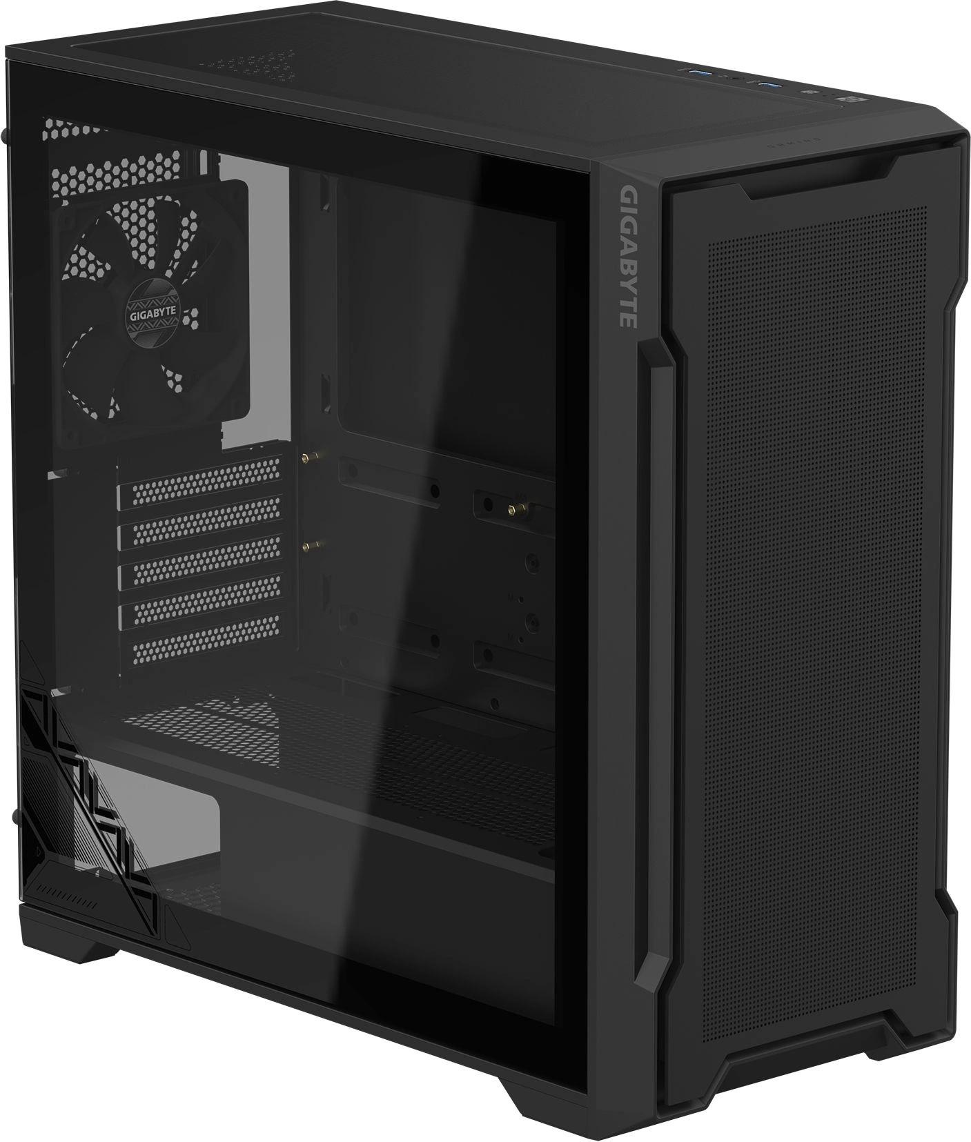 Компьютерный корпус Gigabyte C102B GB-C102G, без БП MicroATX 5x120мм 4x140мм 2xUSB3.0 audio bott PSU