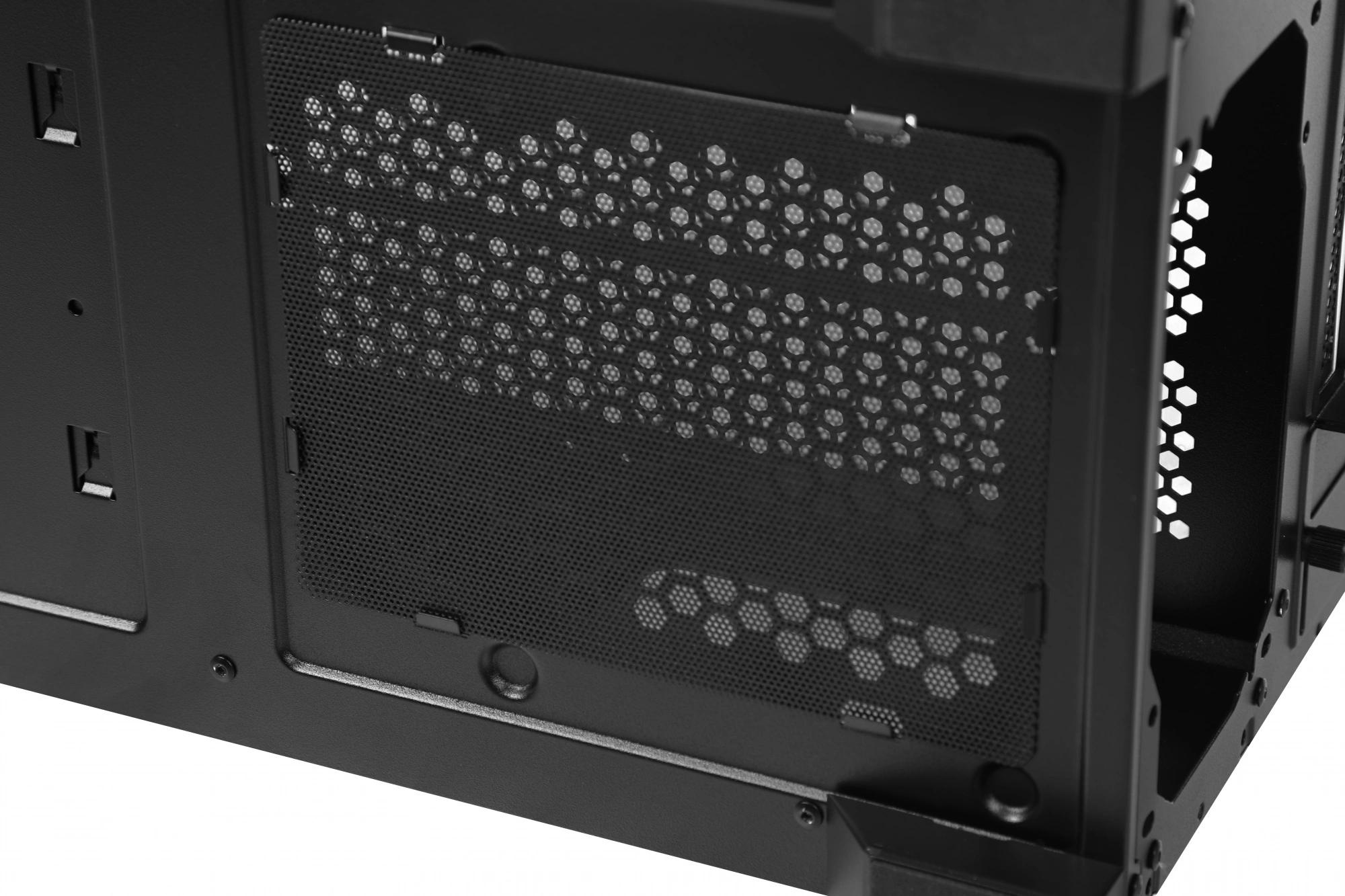 Компьютерный корпус Gigabyte C102B GB-C102G, без БП MicroATX 5x120мм 4x140мм 2xUSB3.0 audio bott PSU