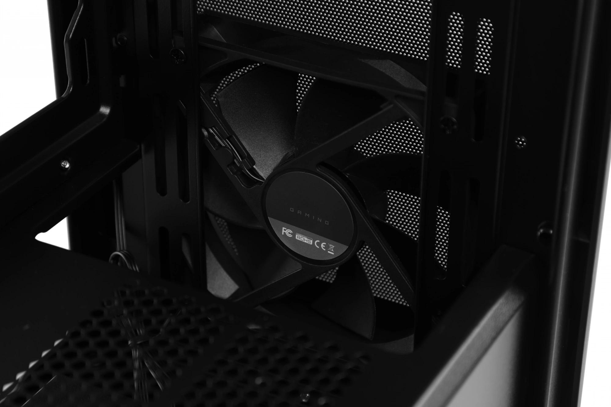 Компьютерный корпус Gigabyte C102B GB-C102G, без БП MicroATX 5x120мм 4x140мм 2xUSB3.0 audio bott PSU