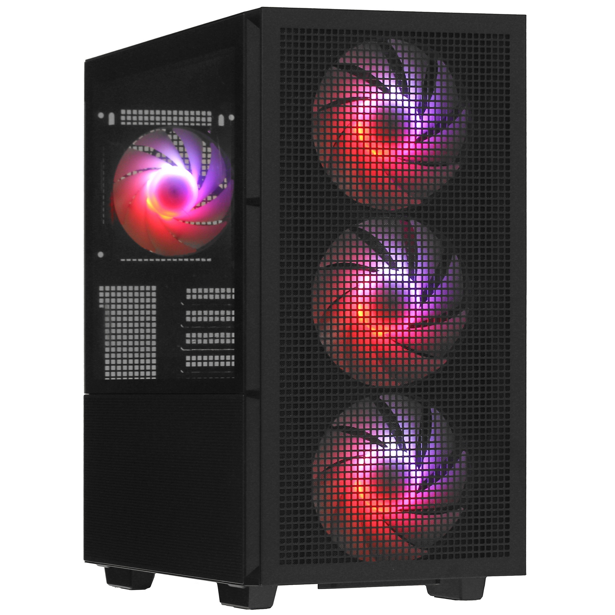 Компьютерный корпус DeepCool CH560 Black (R-CH560-BKAPE4-G-1) (ATX, без БП, 2хUSB, с окном)