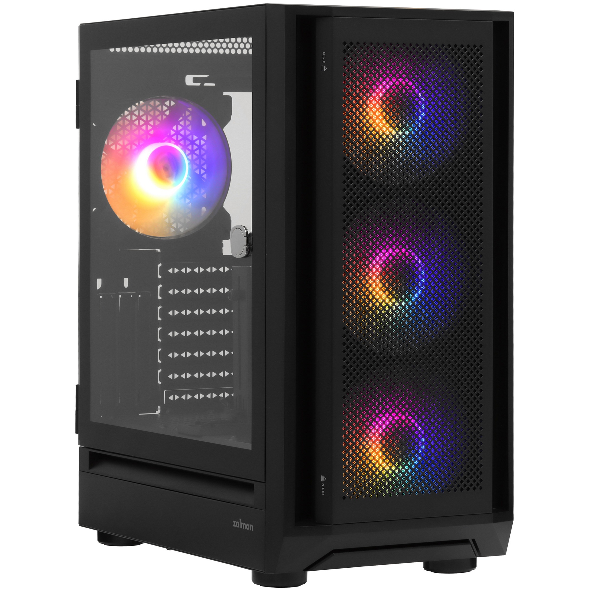 Компьютерный корпус ZALMAN i6, EATX, BLACK, FRONT MESH, WINDOW, 2x3.5", 3x2.5", 1xUSB2.0, 1xUSB3.0,