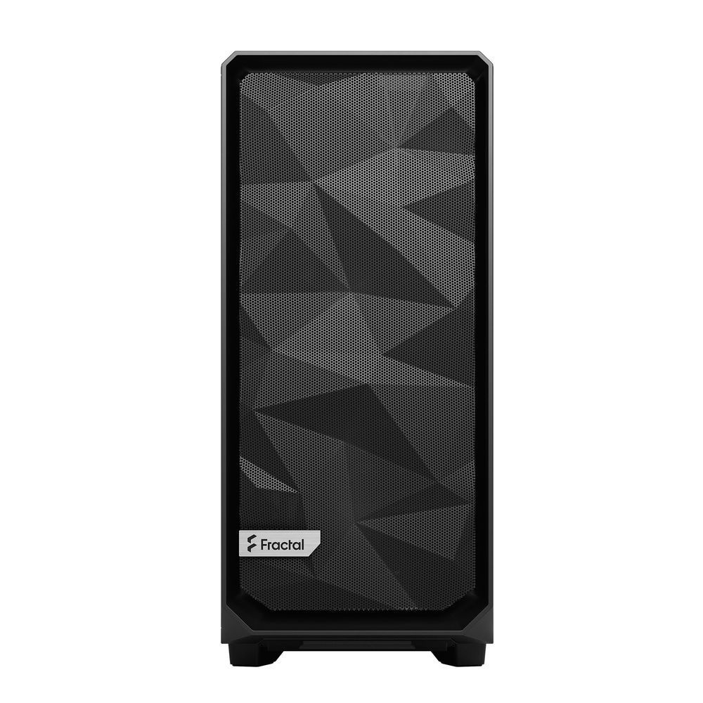 Корпус Fractal Design MESHIFY 2 COMPACT BLACK - TG / ATX, TG / 2x140mm & 1x120mm fans inc. / FD-C-ME