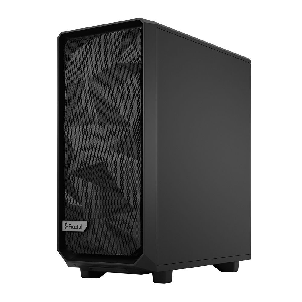 Корпус Fractal Design MESHIFY 2 COMPACT BLACK - TG / ATX, TG / 2x140mm & 1x120mm fans inc. / FD-C-ME