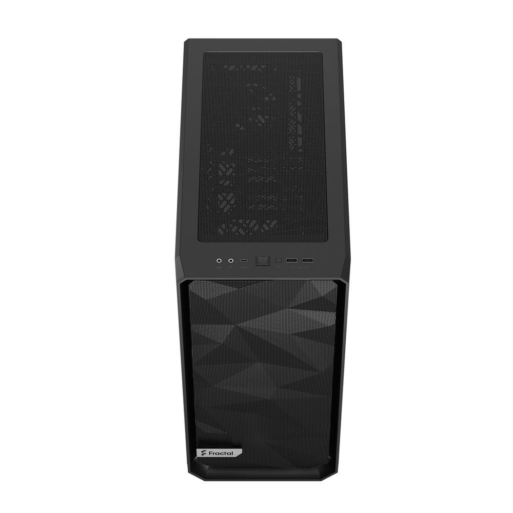 Корпус Fractal Design MESHIFY 2 COMPACT BLACK - TG / ATX, TG / 2x140mm & 1x120mm fans inc. / FD-C-ME