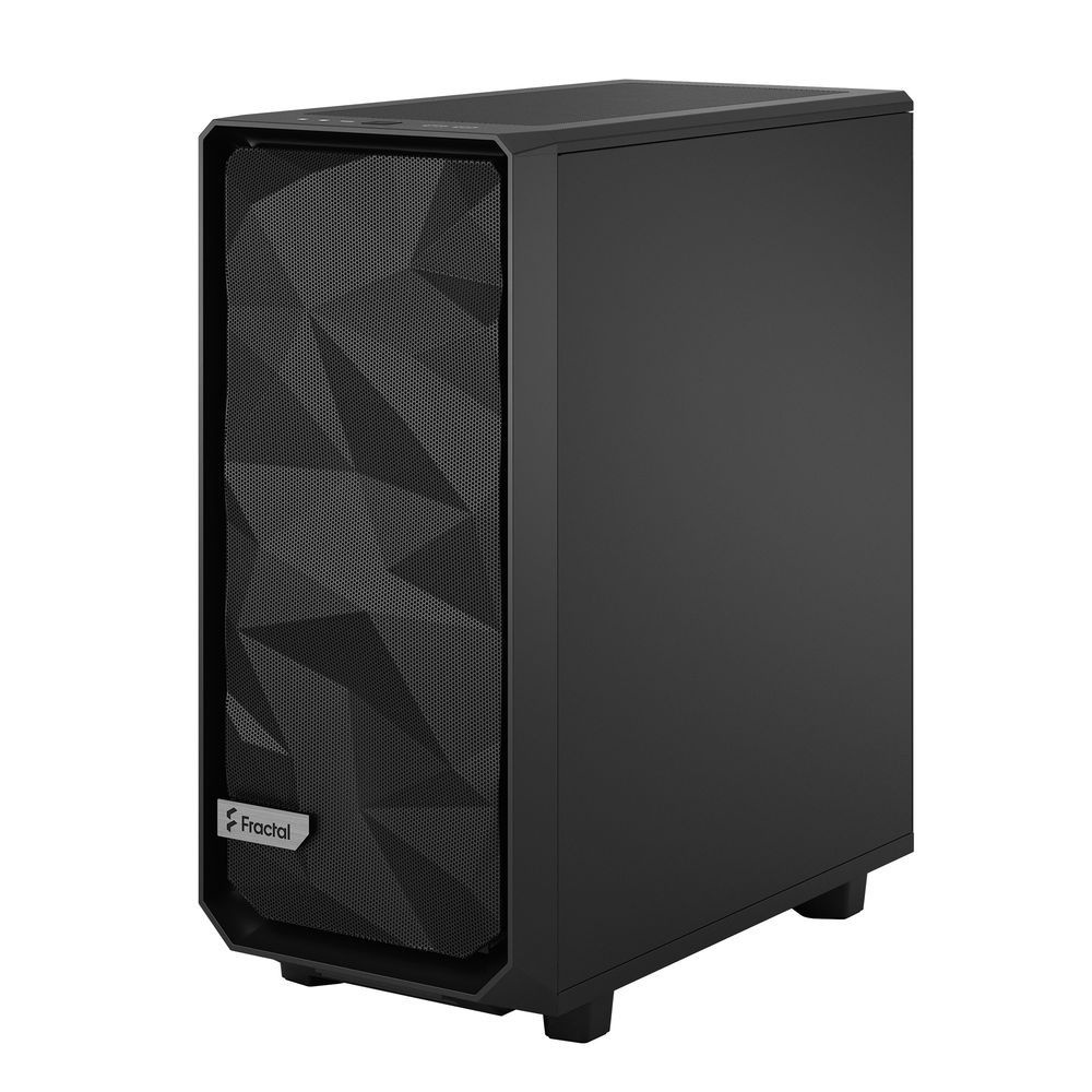 Корпус Fractal Design MESHIFY 2 COMPACT BLACK - TG / ATX, TG / 2x140mm & 1x120mm fans inc. / FD-C-ME