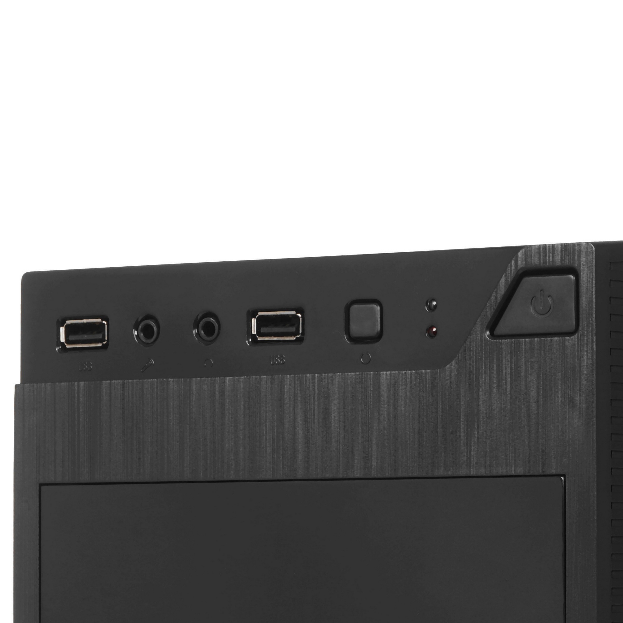 Компьютерный корпус Ginzzu A190 2*USB 2.0,AU w/o PSU