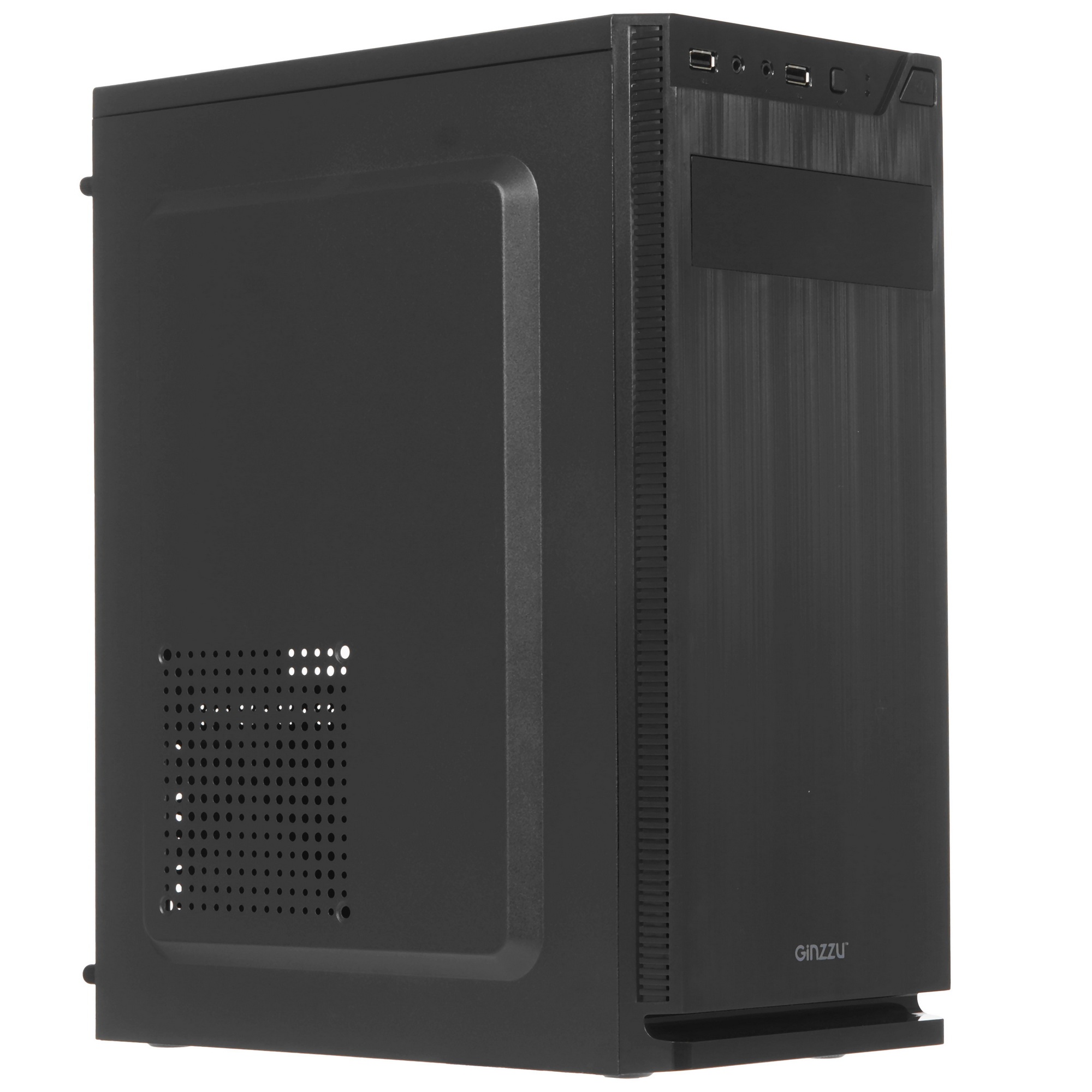 Компьютерный корпус Ginzzu A190 2*USB 2.0,AU w/o PSU