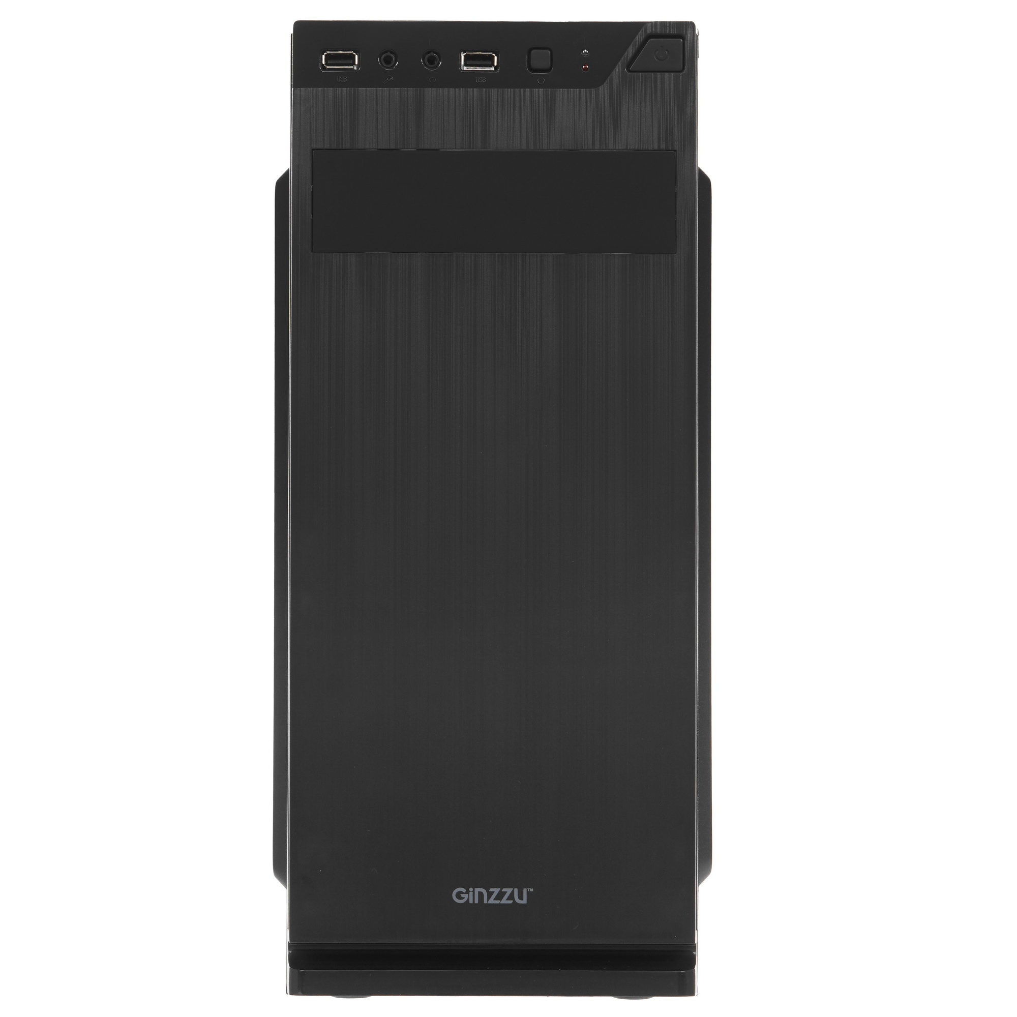 Компьютерный корпус Ginzzu A190 2*USB 2.0,AU w/o PSU
