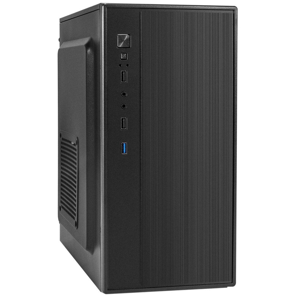 Корпус Minitower ExeGate BAA-408U-UNS500 (mATX, БП UNS500 с вент. 12см, 2*USB+1*USB3.0, HD Audio, че