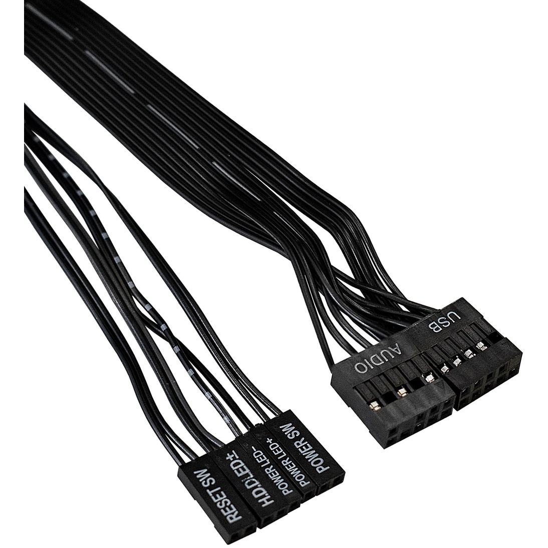 Корпус Miditower ExeGate XP-332-UNS450 (ATX, БП UNS450 с вент. 12см, 2*USB, аудио, черный)