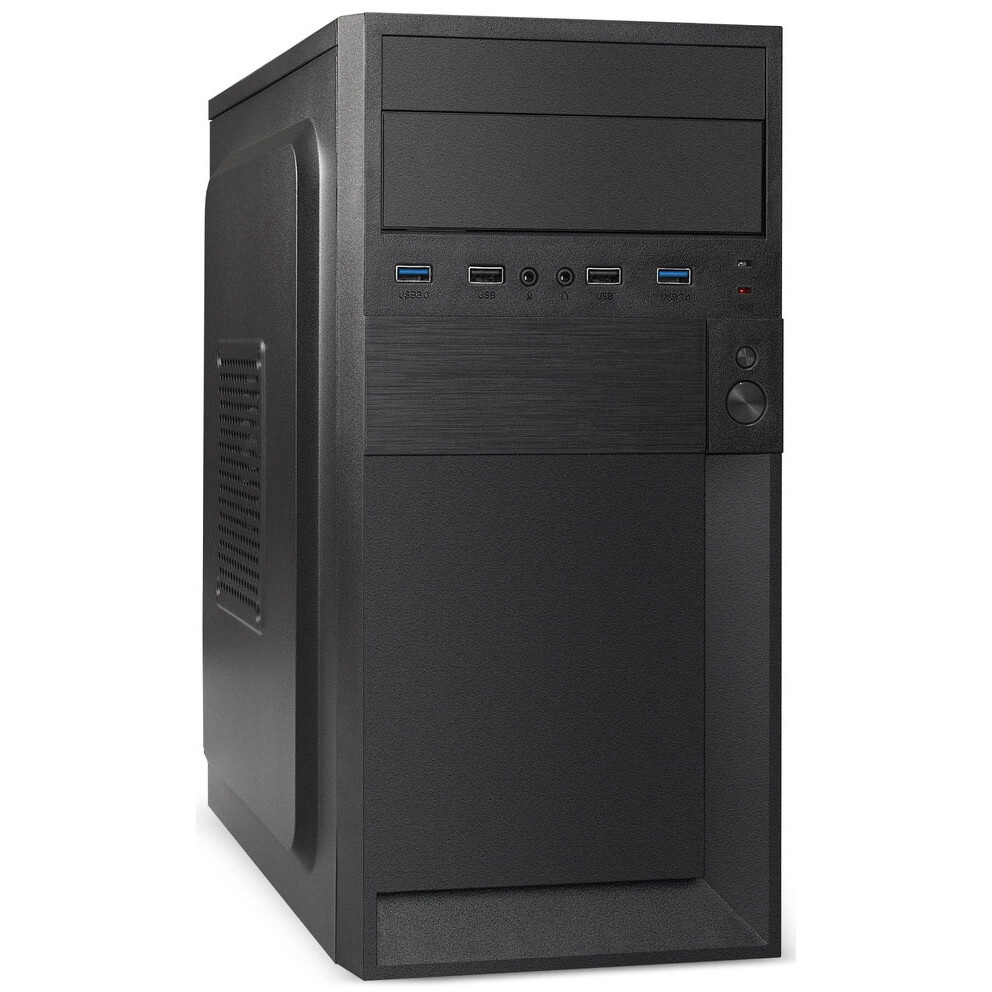 Корпус Minitower ExeGate BAA-105U2-01-UNS350 (mATX, БП UNS350 с вент. 12см, 2*USB+2*USB3.0, аудио, ч