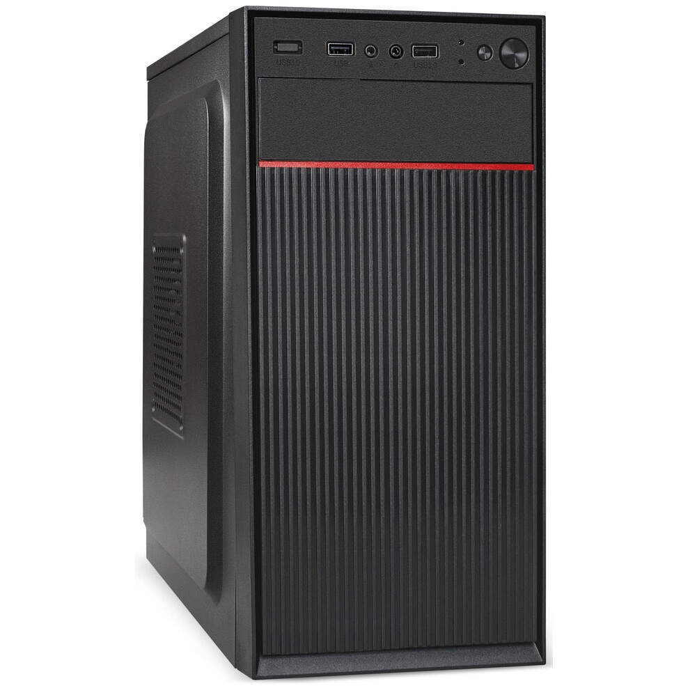 Корпус Minitower ExeGate BAA-113-UNS350 (mATX, БП UNS350 с вент. 12см, 2*USB, аудио, черный)
