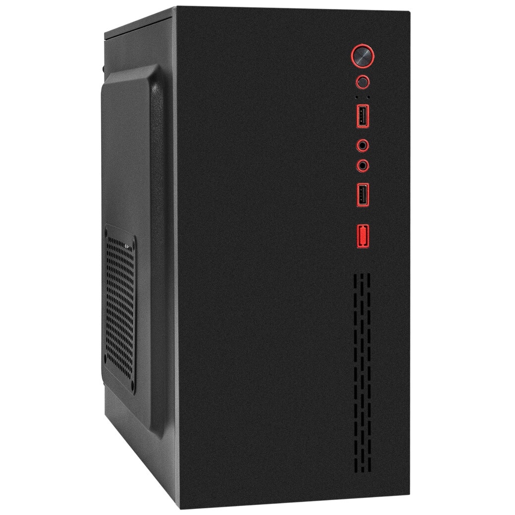 Корпус Minitower ExeGate BAA-403-UNS350 (mATX, БП UNS350 с вент. 12см, 2*USB, HD Audio, черный)