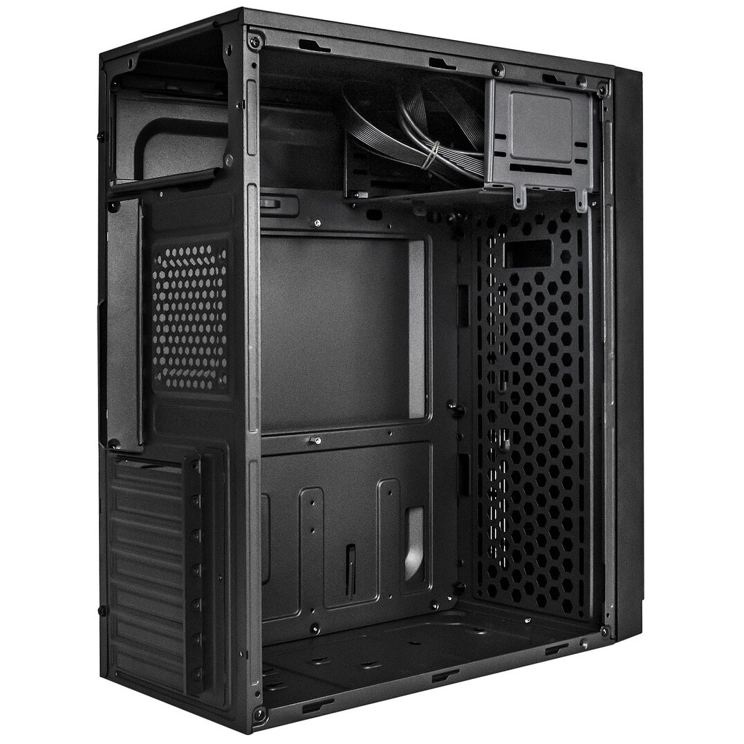 Корпус Miditower ExeGate AA-440U-UNS400 (ATX, БП UNS400 с вент. 12см, 2*USB+1*USB3.0, аудио, черный)