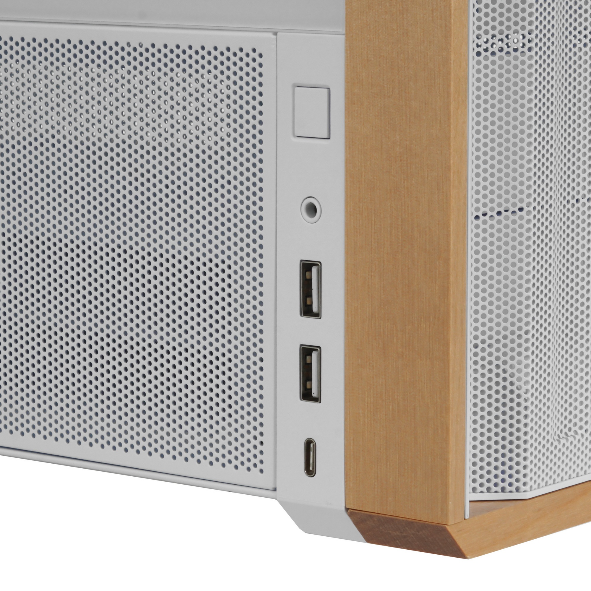 Корпус Lian-Li Lancool 217 белый без БП ATX 2xUSB3.0 audio bott PSU