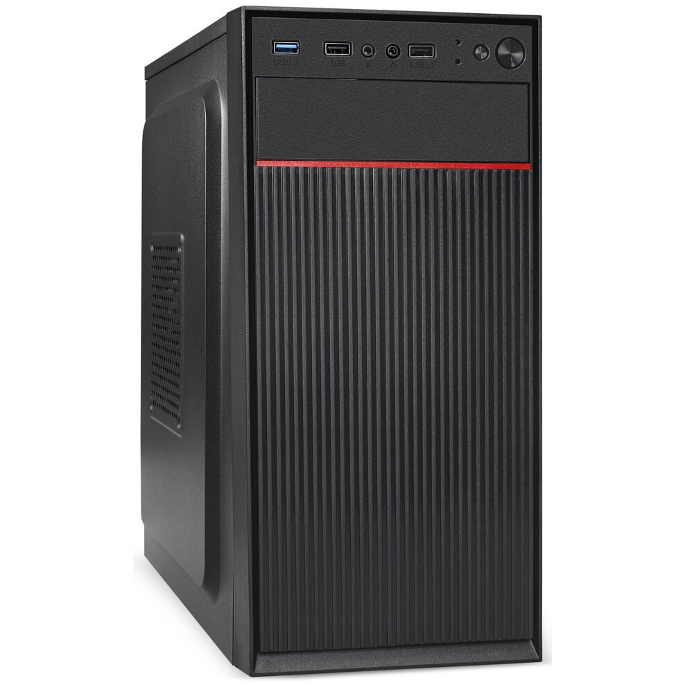 Корпус Minitower ExeGate BAA-113U-UNS500 (mATX, БП UNS500 с вент. 12см, 2*USB+1*USB3.0, аудио, черны