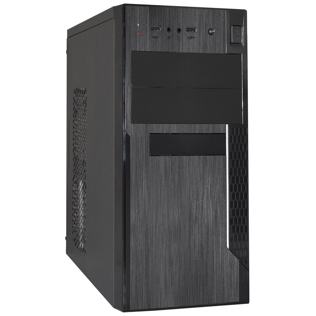 Корпус Minitower ExeGate BAA-303U-UNS450 (mATX, БП UNS450 с вент. 12см, 2*USB+1*USB3.0, HD Audio, че