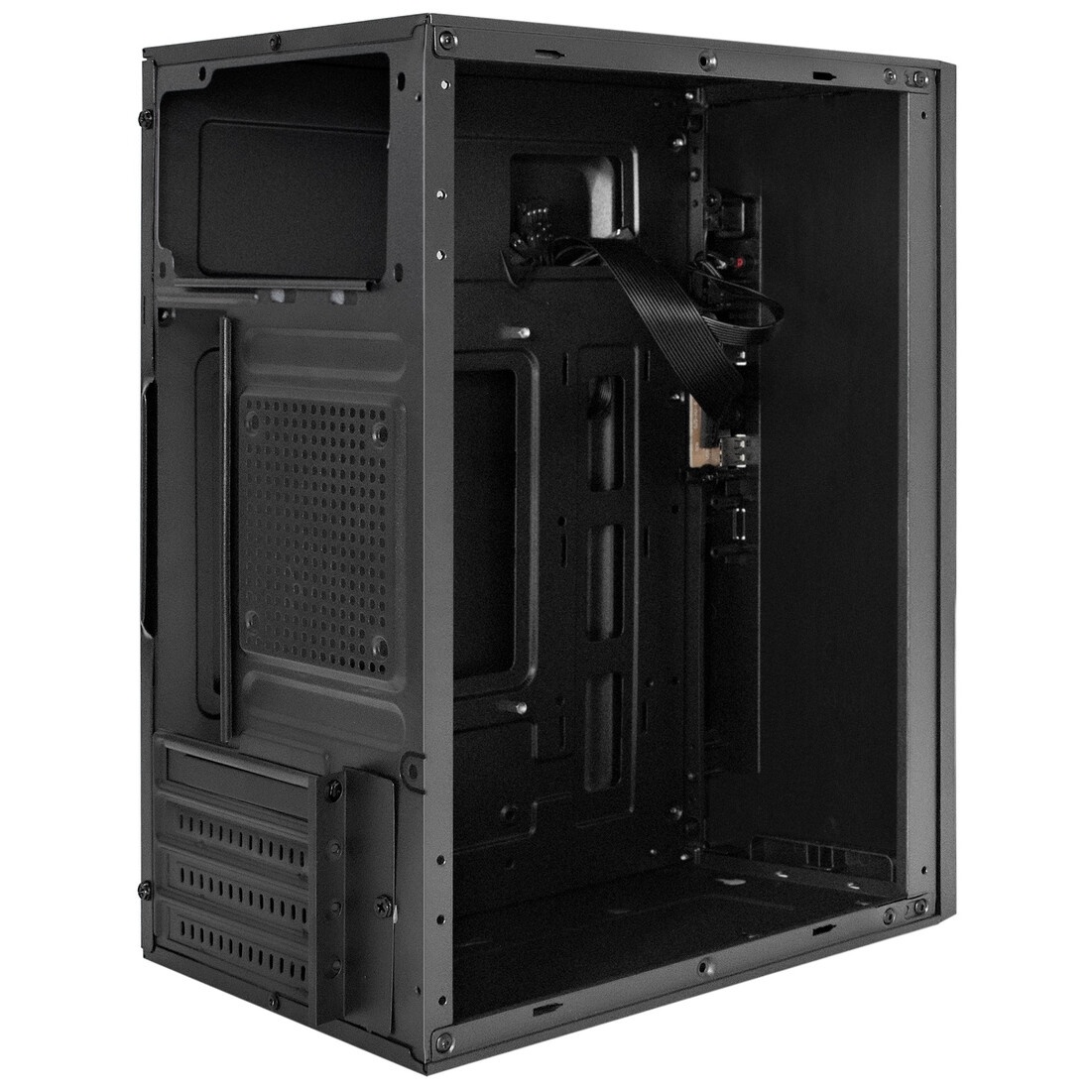 Корпус Minitower ExeGate BAA-113U-UNS350 (mATX, БП UNS350 с вент. 12см, 2*USB+1*USB3.0, аудио, черны