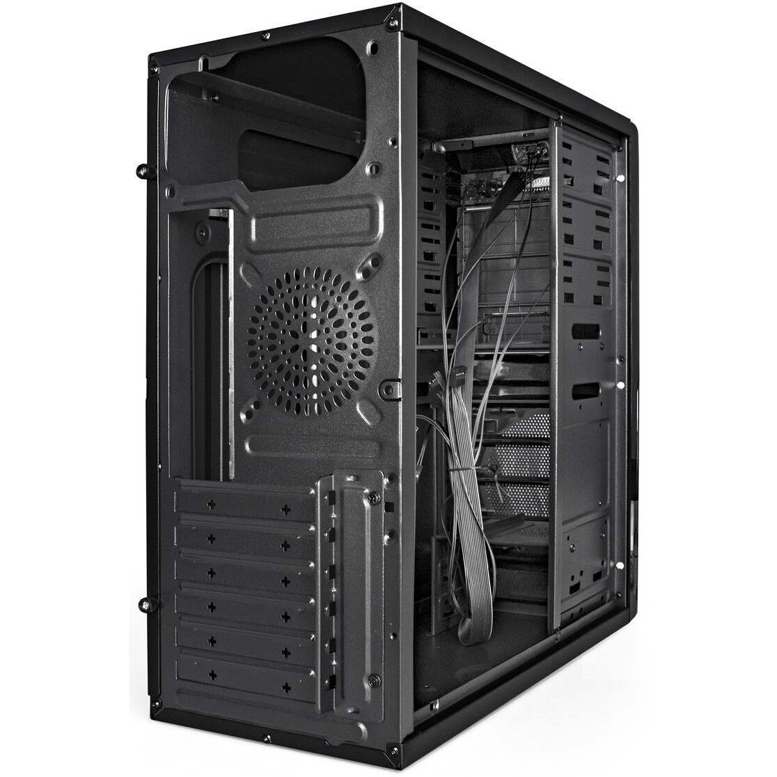 Корпус Miditower ExeGate XP-334UC-UNS500 (ATX, БП UNS500 с вент. 12см, 1*USB+1*USB3.0+1*TypeC, аудио