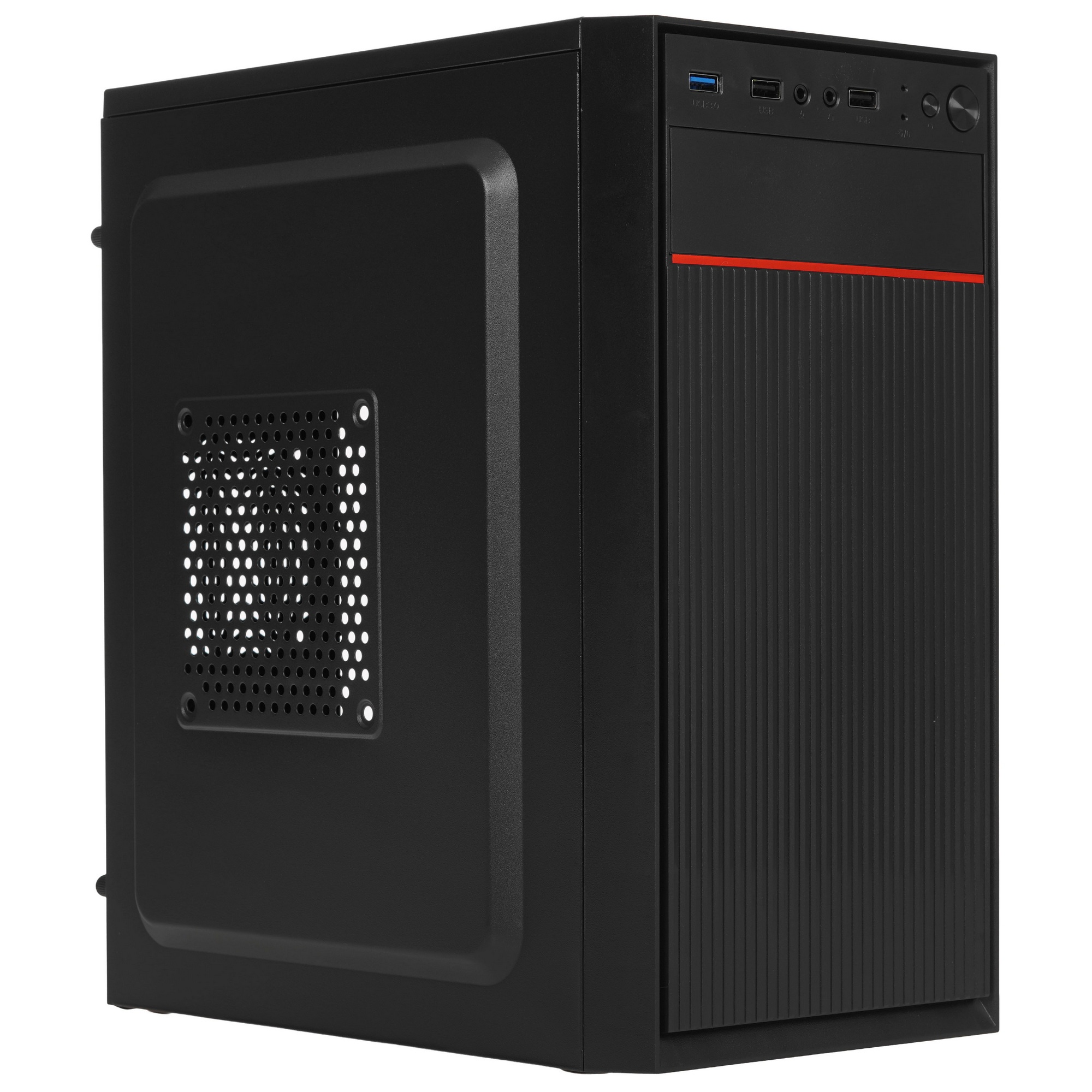 Корпус Minitower ExeGate BAA-113U (mATX, без БП, 2*USB+1*USB3.0, аудио, черный)