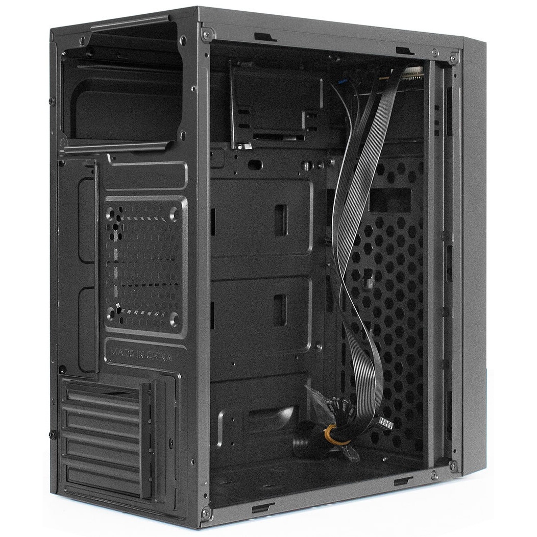 Корпус Minitower ExeGate BAA-113-UNS500 (mATX, БП UNS500 с вент. 12см, 2*USB, аудио, черный)