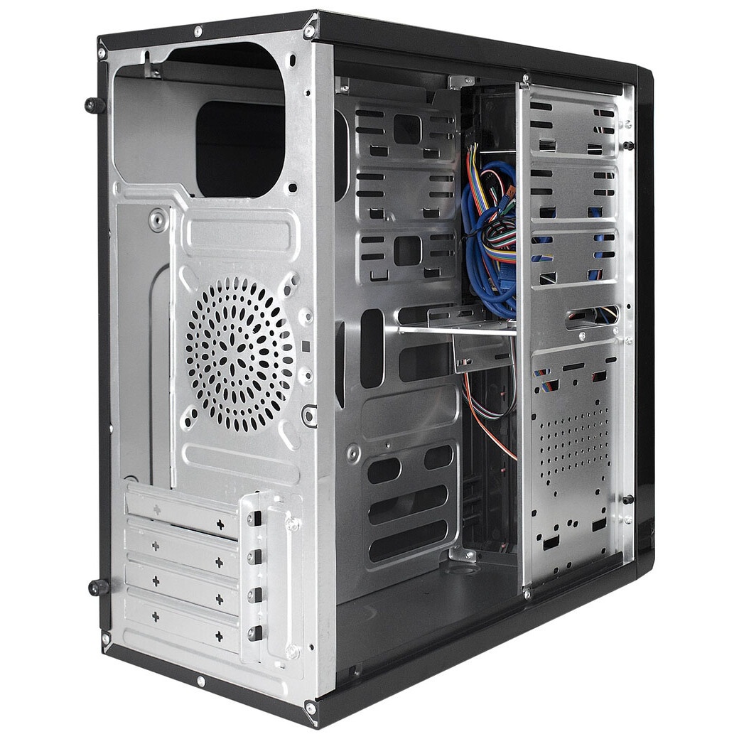 Корпус Minitower ExeGate BA-204U-UNS500 (mATX, БП UNS500 с вент. 12см, 2*USB+2*USB3.0, аудио, черный