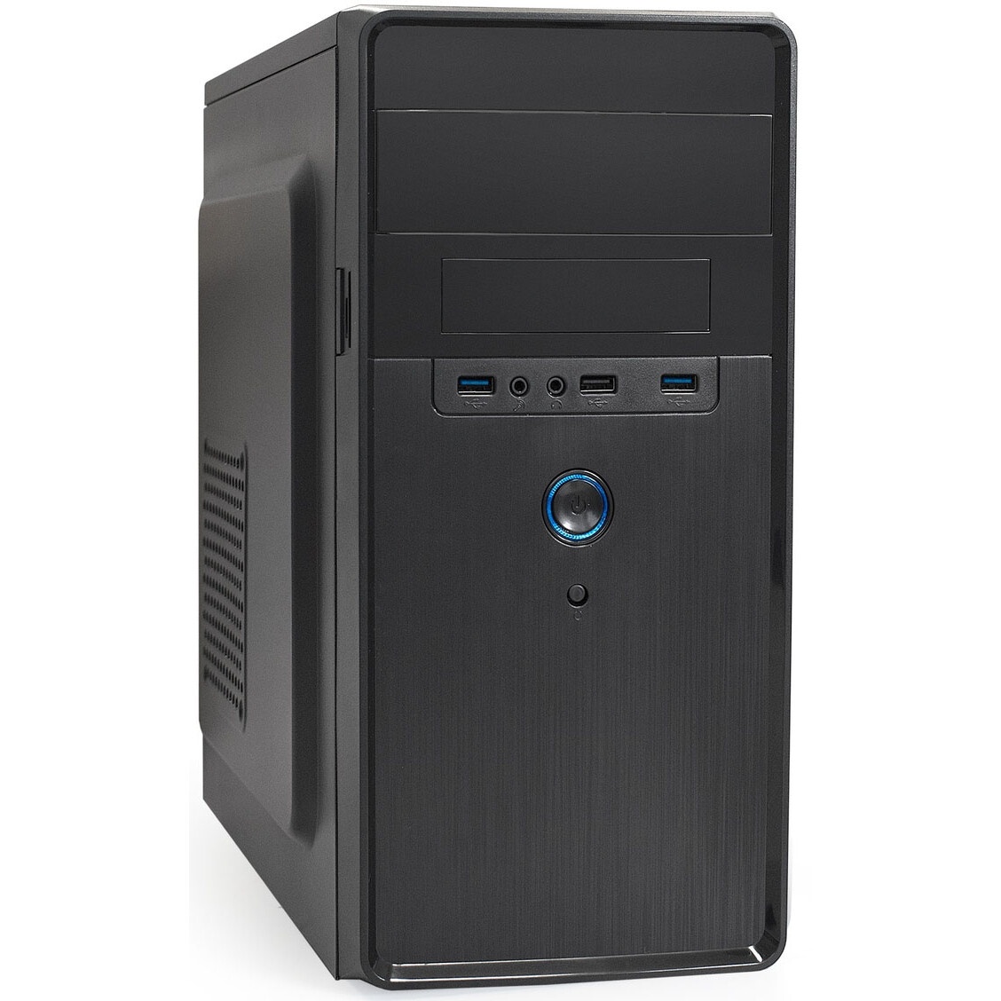 Корпус Minitower ExeGate BA-309U2-UNS500 (mATX, БП UNS500 с вент. 12см, 1*USB+2*USB3.0, HD аудио, че