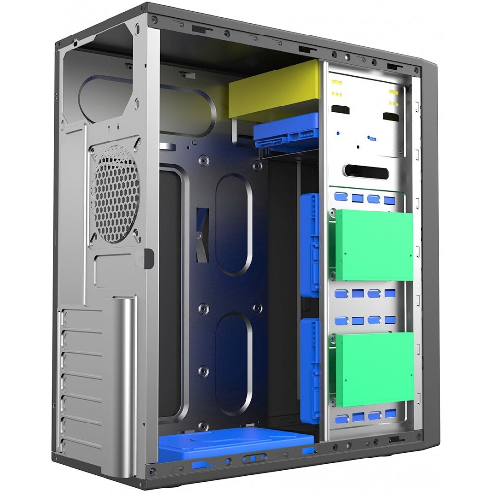 Компьютерный корпус  Case Foxline FL-301, ATX, 1x5.25EXT, 1x3.5EXT, 4x3.5INT, 4xUSB2.0, HDA, w/o FAN