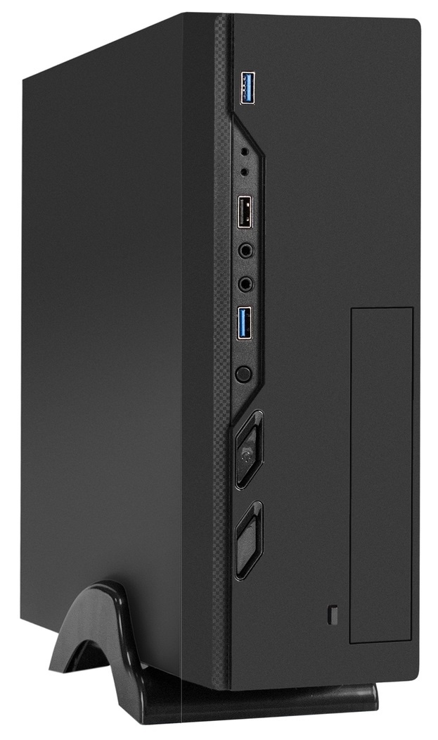 Компьютерный корпус Desktop ExeGate MI-208U2-M400 (mini-ITX/mATX, БП M400 с вент. 8см, 1*USB+2*USB3.