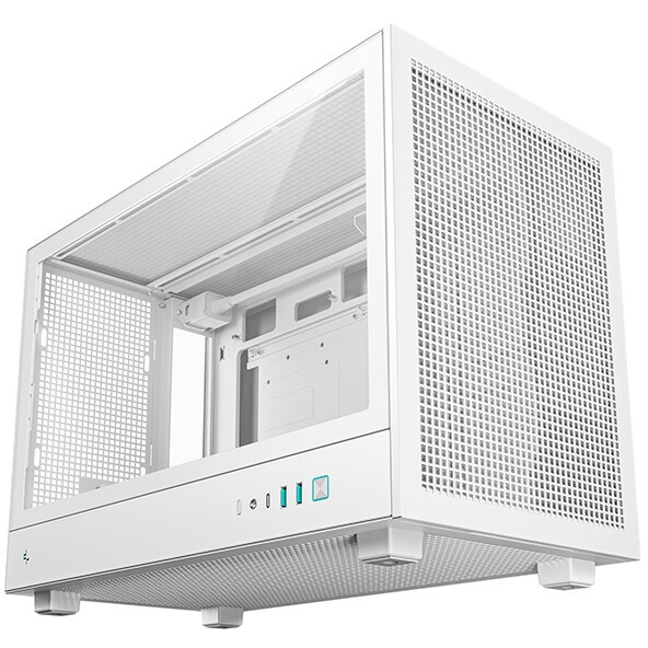 Корпус S100 TG Snow CA-1Q9-00S6WN-00 White/Win/SPCC/Tempered Glass*1/120mm Standard Fan*1