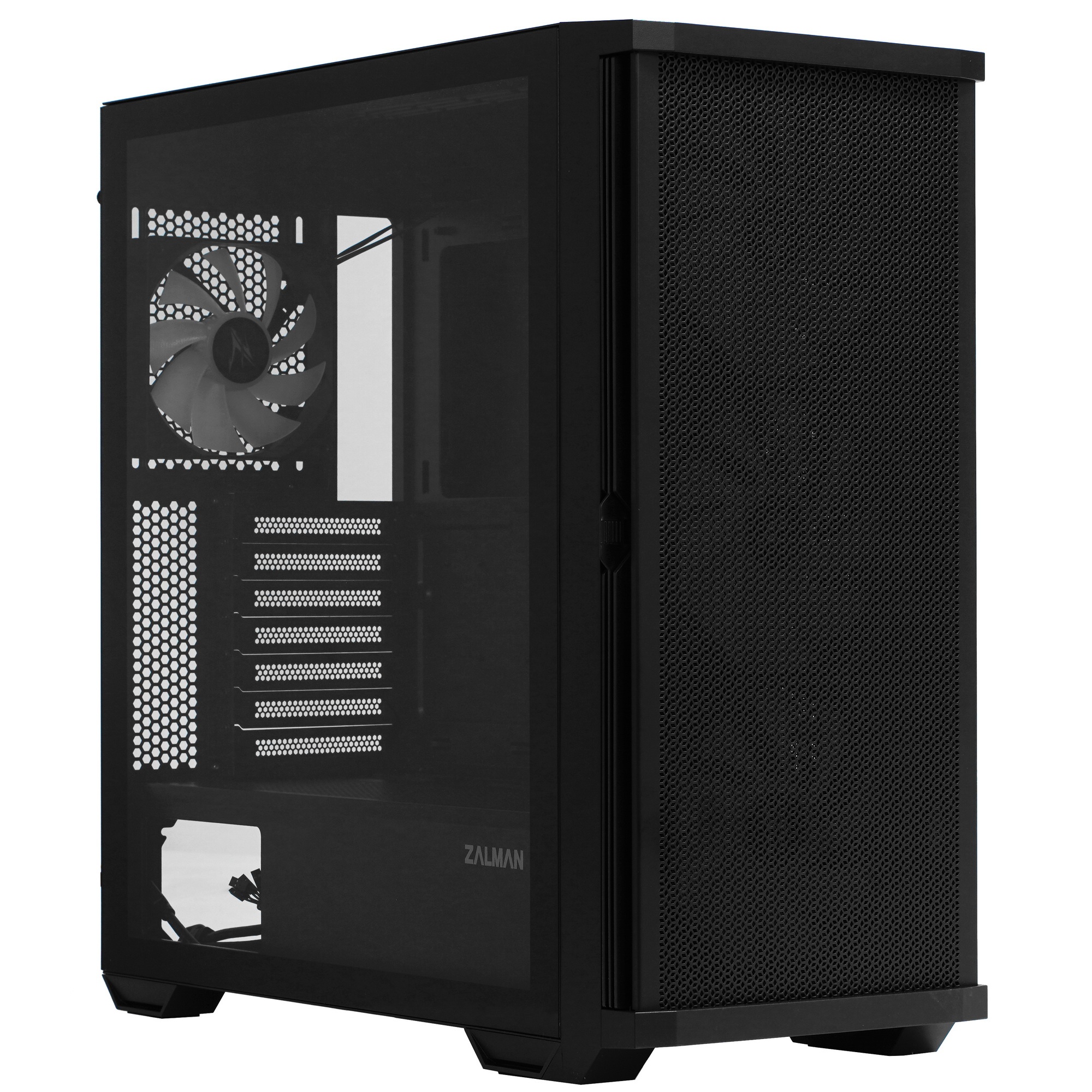 Компьютерный корпус ZALMAN Z10 PLUS, ATX, BLACK, WINDOW, 2x3.5", 2x2.5", 2xUSB3.0, 1xUSB 3.1 Type-C,