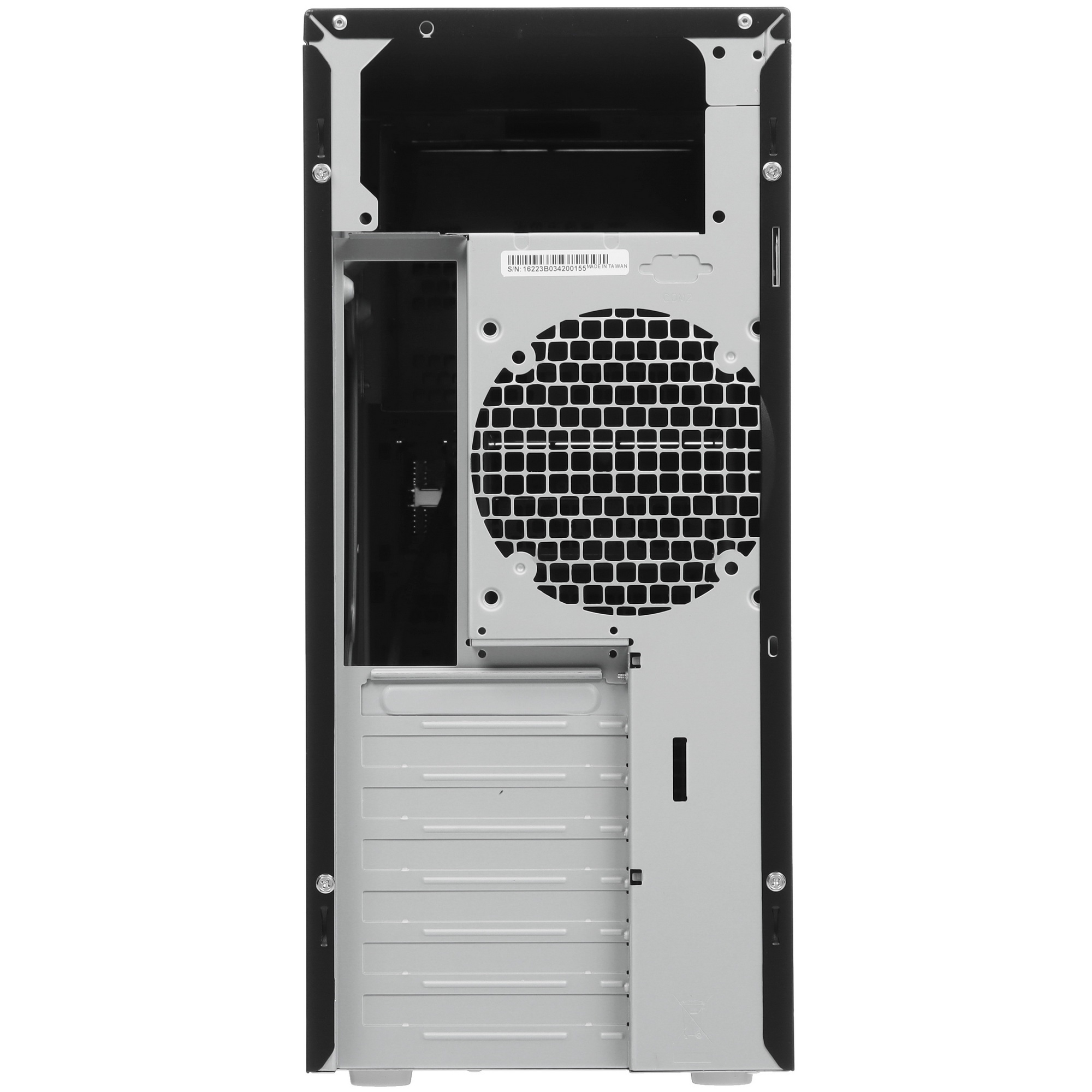 Компьютерный корпус EAR002BG [6151358] w/o psu, Mid Tower, Black, Ext:5.25";x2; 3.5 x1 (6151358) (51